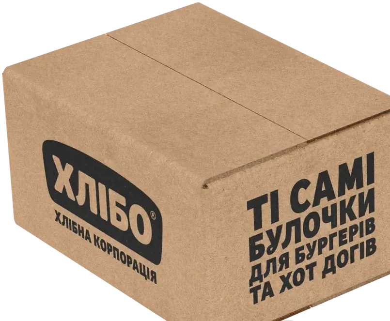 Ящик ХЛІБО «Ті самі булочки для бургерів та хот-догів»